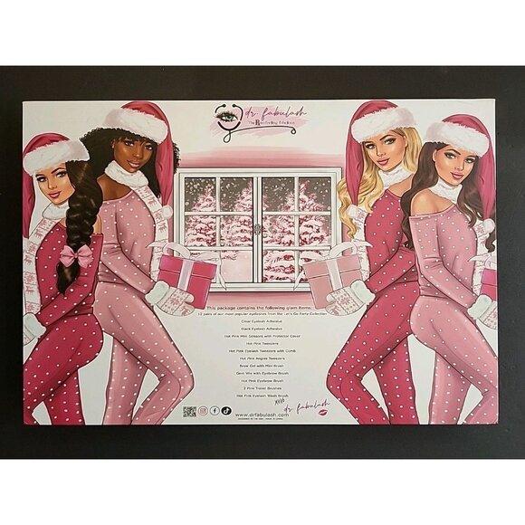 24 Days of Lash-Mas - Eyelash Advent Calendar - 19"x13"x1" - NEW NIP UNOPENED - Picture 2 of 13